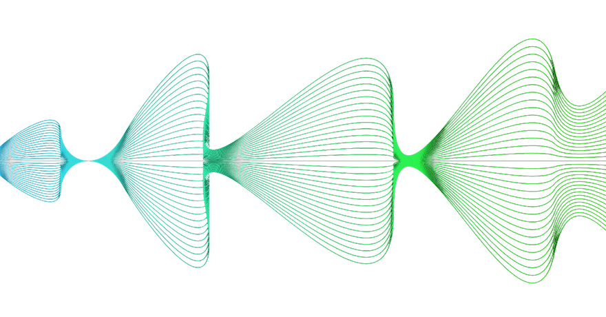 A connected data-flow visual